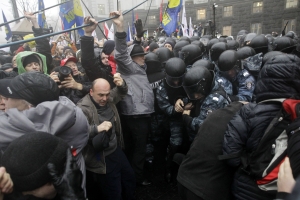 Protesters at Euromaidan (source: Polska The Times)