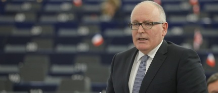 Frans Timmermans, First Vice-President of the European Commission (EPA/PATRICK SEEGER)